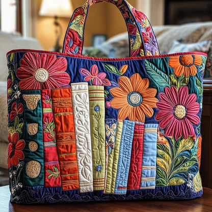 Retro Hippie Van Quilted Tote Boho Style Meets Everyday Function