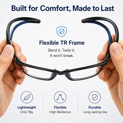 VisionSync AutoFocus+ Multifocal Glasses | Near-to-Far Vision for Adults 35+