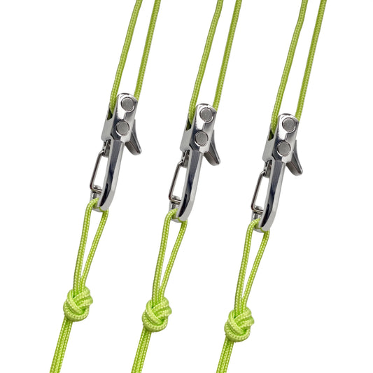 Retractable Buckle Rope - 2026 Outdoor Tool-Neon Visible Outdoor Cord for Camping, Hammock, Laundry, Cargo Transport