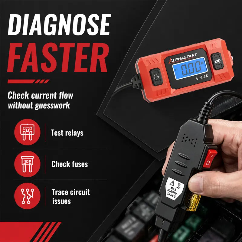 A-L18 Current Tester-Load current detection,relay current detection