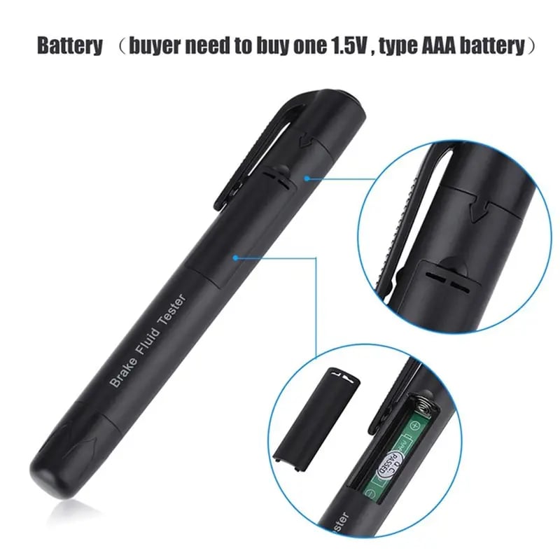 Portable Brake Fluid Tester Pen for DOT 3 / DOT 4 / DOT5.1