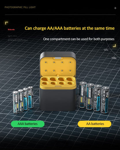 Almost Gone- Charging Compartment - Rechargeable Aa/Aaa Lithium Battery