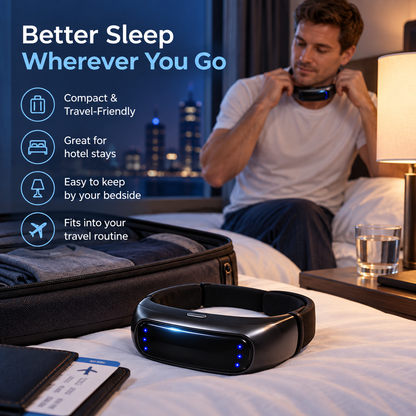 SnoreLess Neck Wearable Simple Bedtime Snoring Support