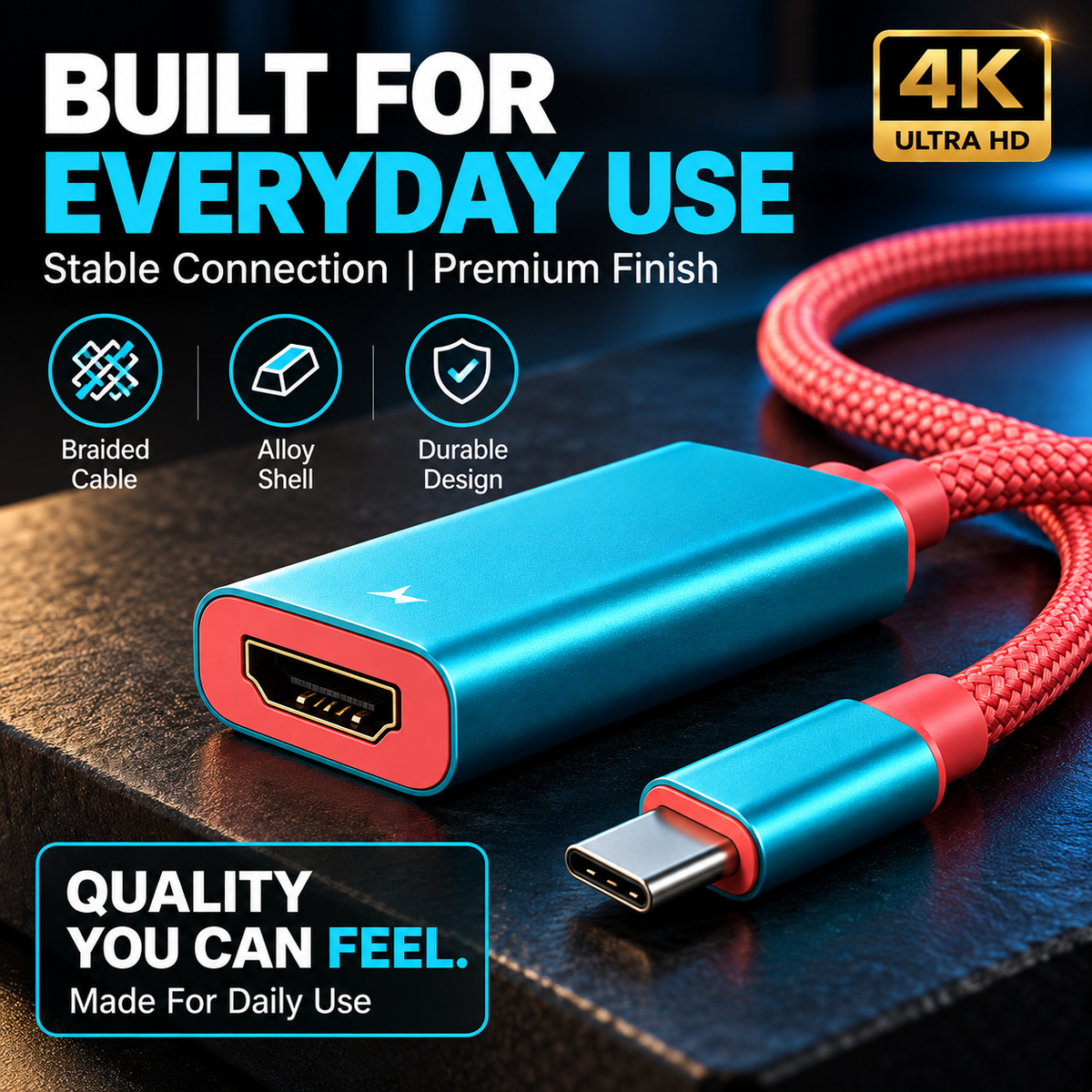 USB-C to HDMI Adapter Cable for Switch