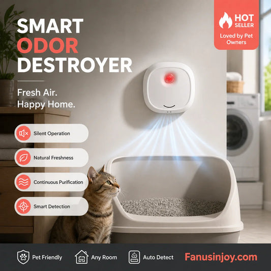Say goodbye to unpleasant odors with it! Smart Quiet Pet Odor Eliminator