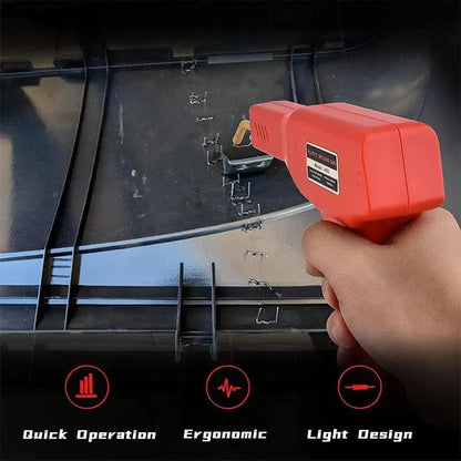 Handheld Car Plastic Welding Repair Tool (200 Staples Included)