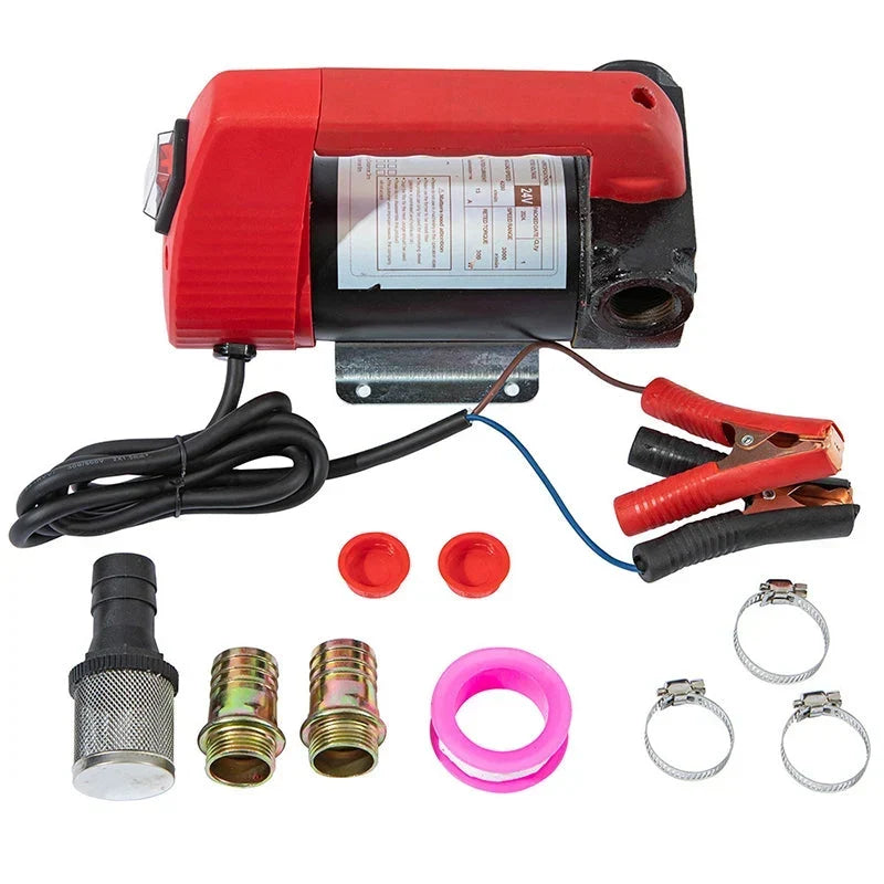NOW! Diesel Transfer Pump 25GPM Flow Move Fuel Fast for Farms, Garages & Job Sites
