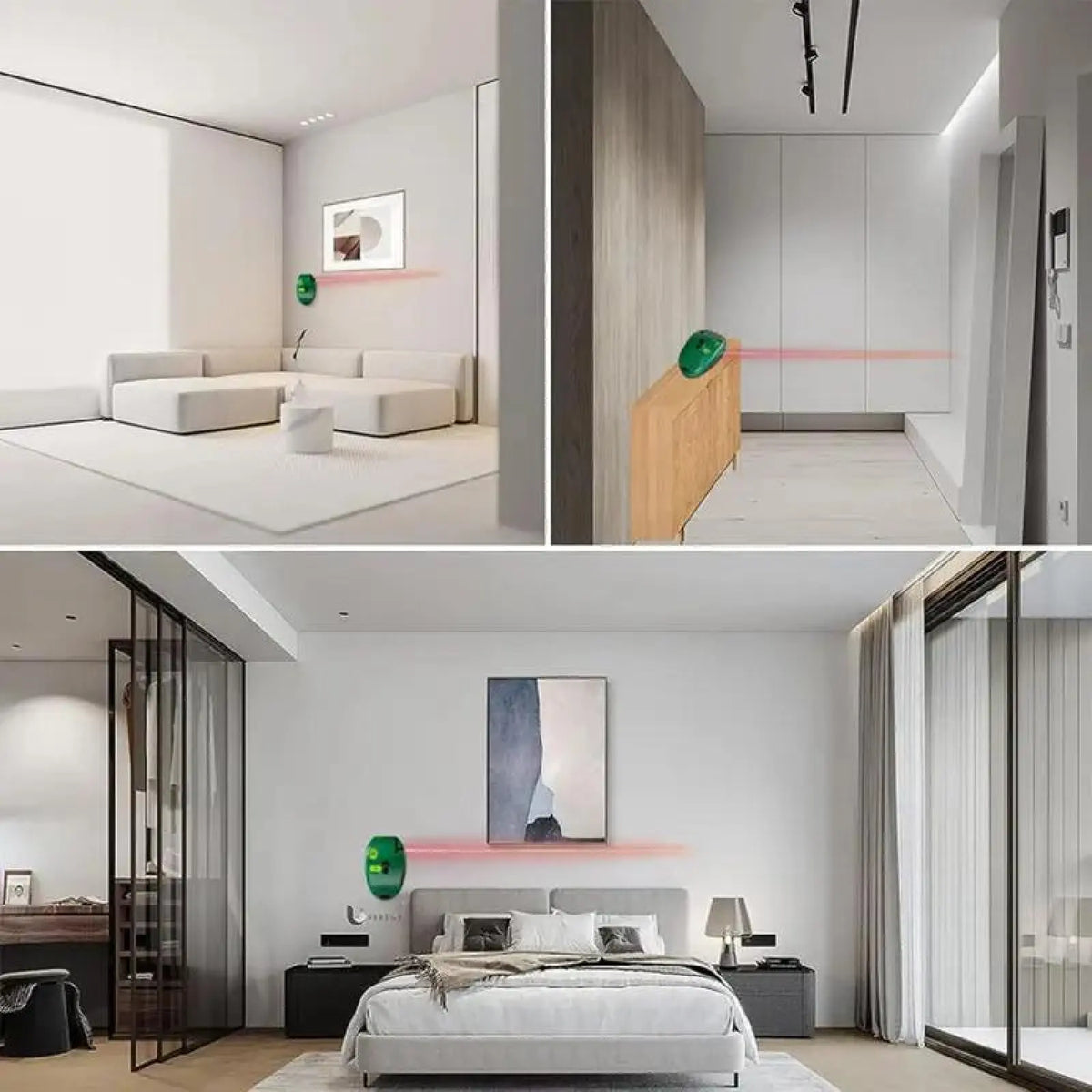 90 Degree Electronic Red Light Scale Red Light Level Green Light Level Self-leveling Parallel Line Parallel Line