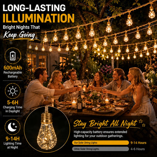 Outdoor Solar String Lights