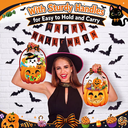 Halloween Plastic Goodie Bags
