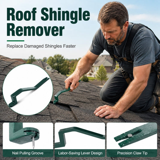 2-in-1 Roofing Repair Tool Roofing Snake Shingle Remover Tool