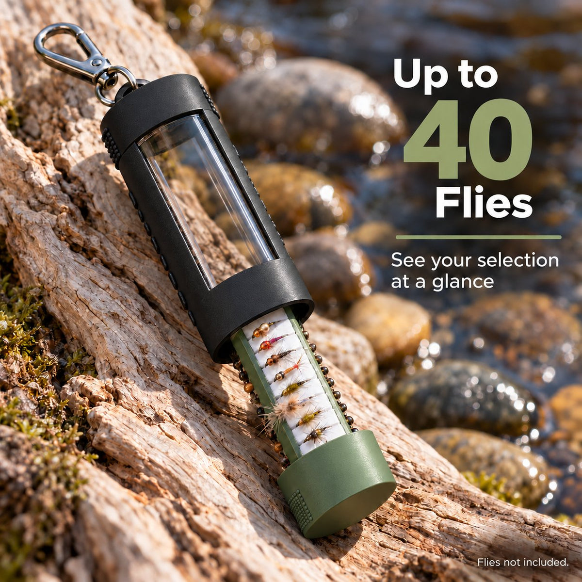 Wearable Fly Box Portable Fly Fishing Storage Case