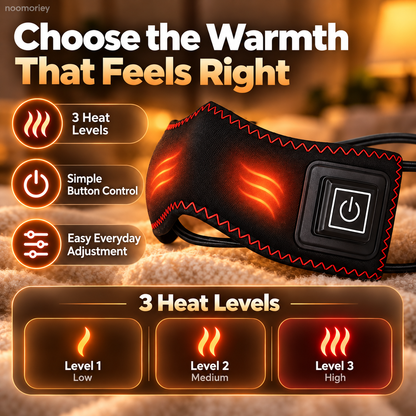 Rechargeable Heated Nasal Pad 3 Heat Levels & Hands-Free Comfort