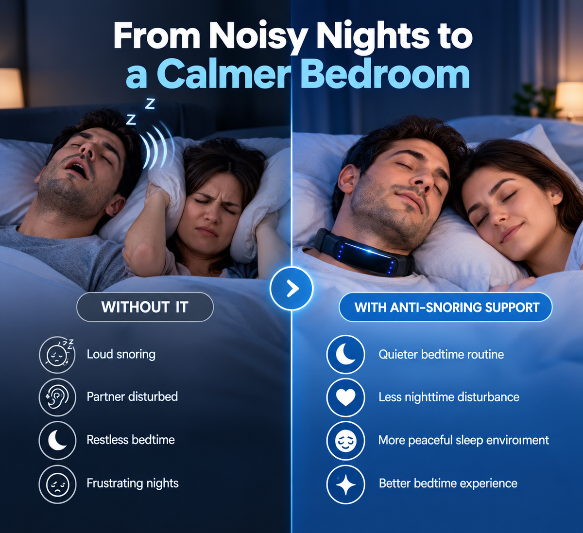 Betterhome™ Neck Wearable – Simple Bedtime Snoring Support