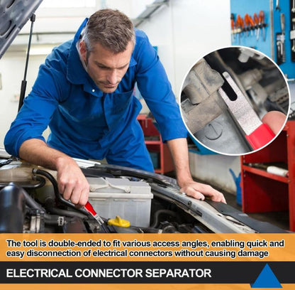 Automobile electrical terminal connector disconnector tool