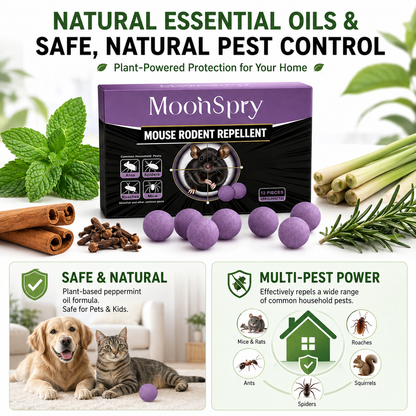 Limited Edition Natural Peppermint Rodent Repellent Tablets 12 Pack