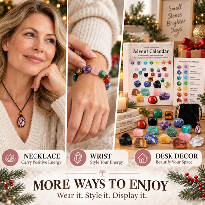 Crystal Advent Calendar - 24 Days Gemstone Gift Box