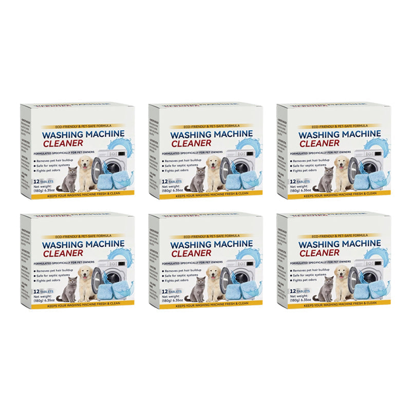 Powerful Washer Deep Cleaner Tablets Eliminate Hidden Bacteria & Bad Smells Fast
