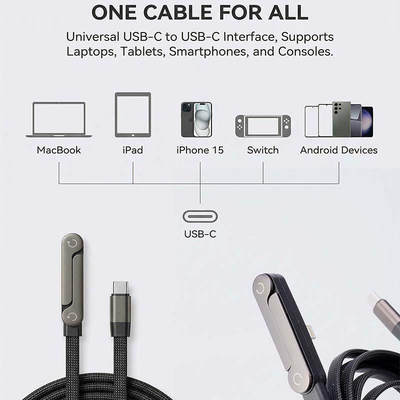Invisible Holder Charger Cable with Stand, super fast charging 2-in-1 Fast Charging Cord & Phone Stand for Gaming