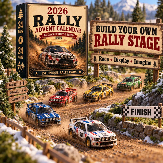 24-Day Rally Car Advent Calendar for Racing Fans Countdown to Christmas