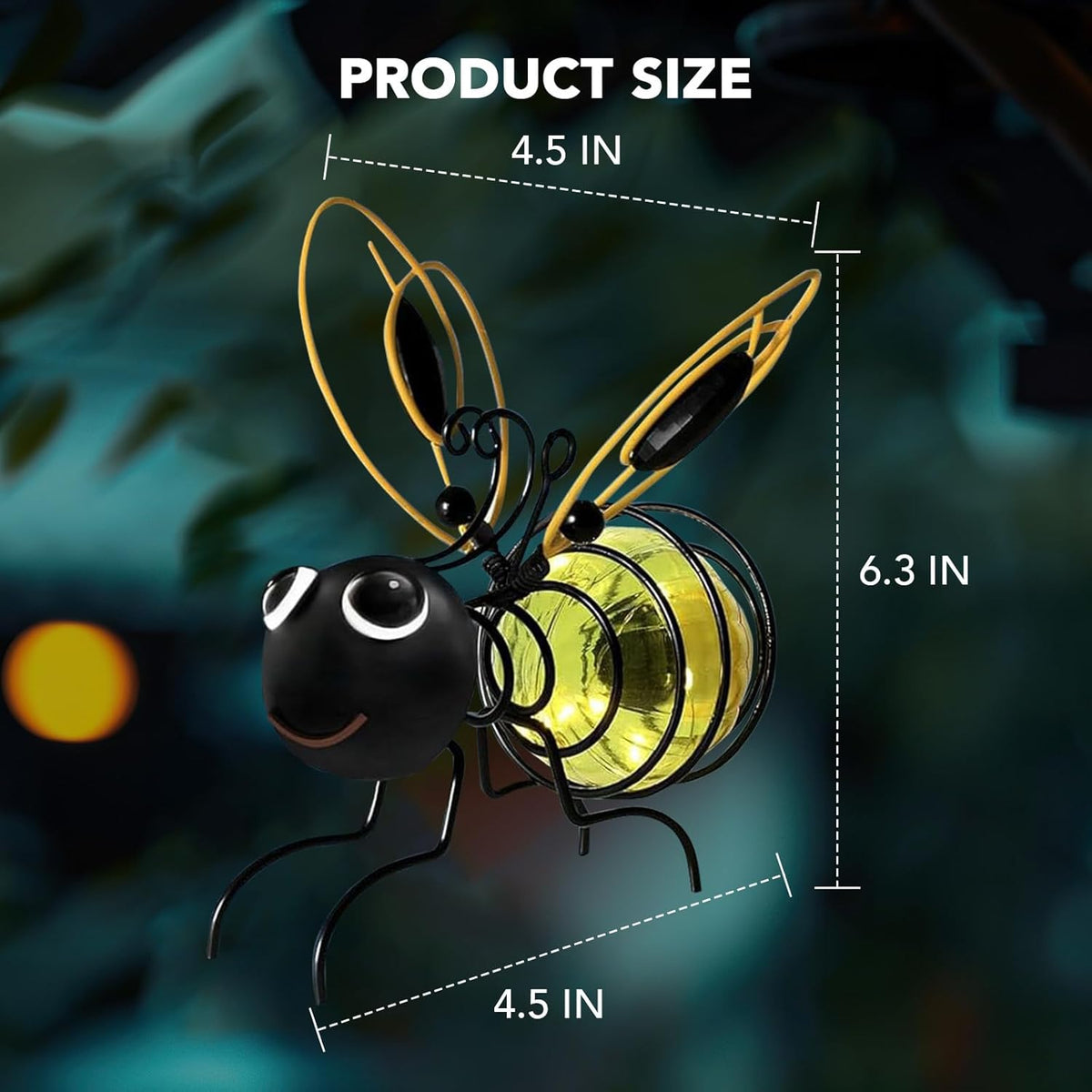🔥Outdoor Hanging Solar Bee Light