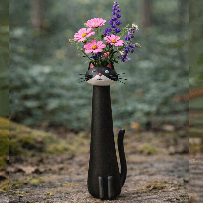 2026 Mother's Day Gifts-- Unique Cat Shaped Flower Vase