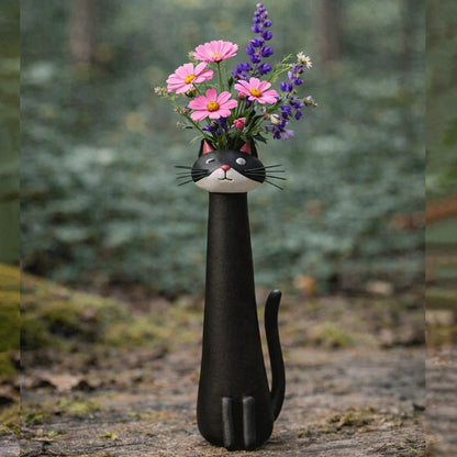 🔥LAST DAY 57% OFF - 😻Handcrafted Quirky Cat Vase