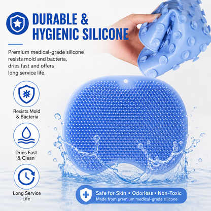 Back/Foot Shower Cleansing Brush - For Cleansing and Exfoliation