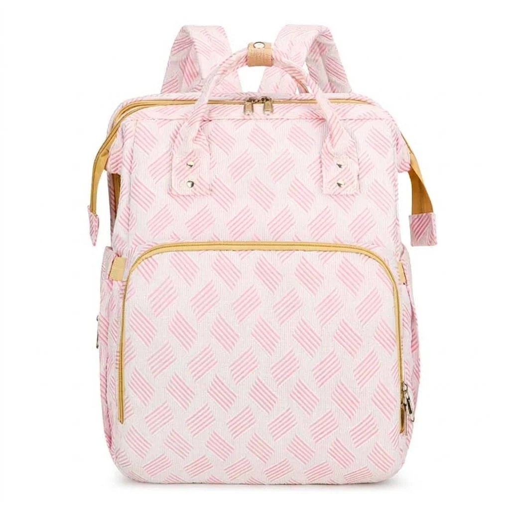 Diaper Bag Backpack with Changing Mat & Insulated Pockets
