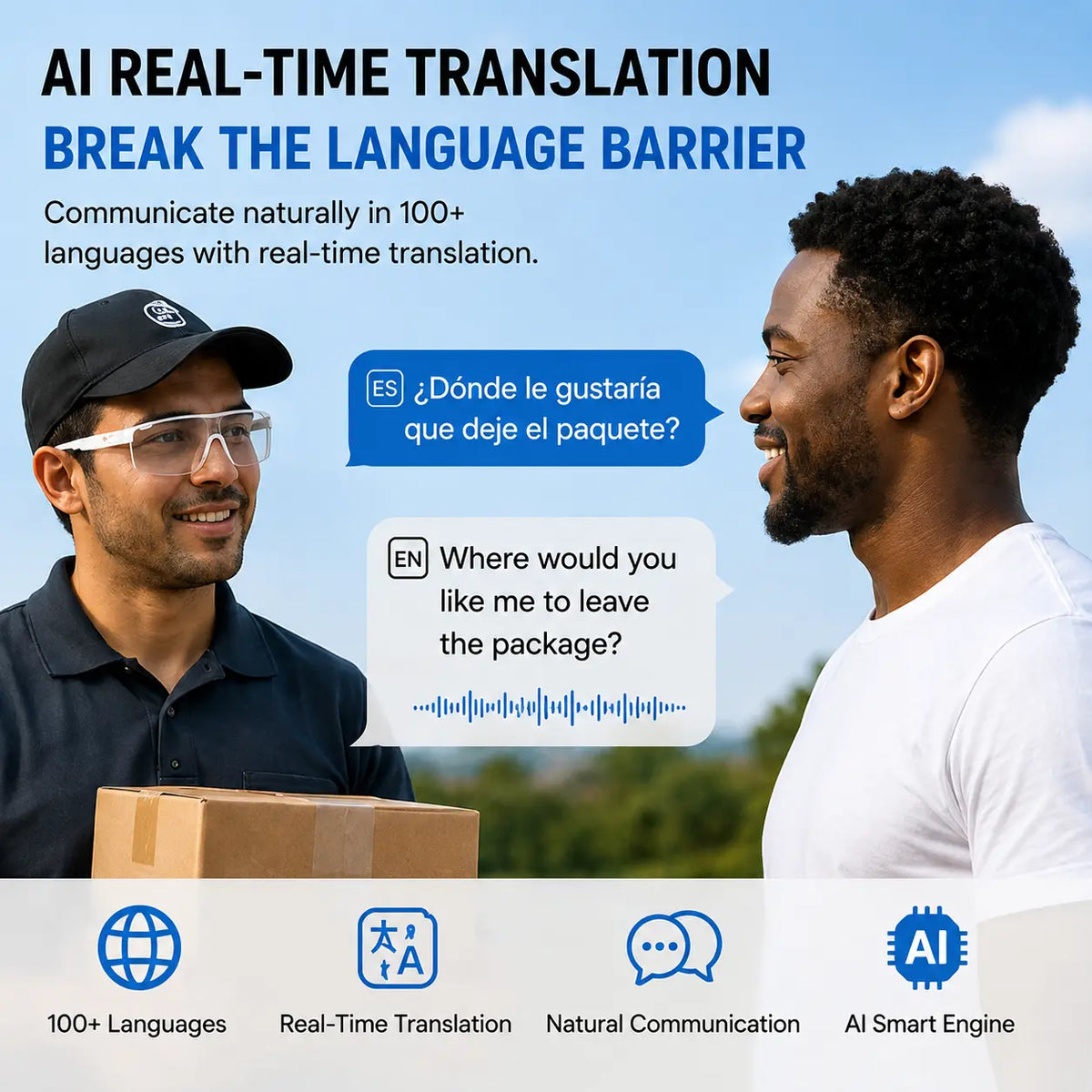 VUB Smart Audio Glasses Photochromic Options & Hands-Free Calls