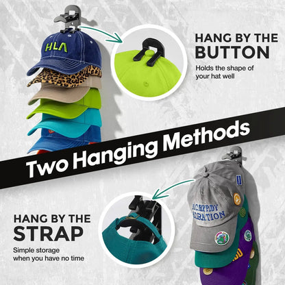 Wall-Mounted Hat Hook Set