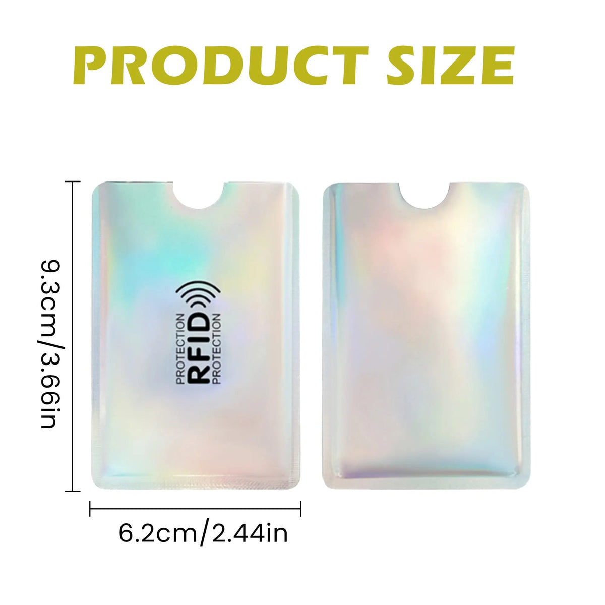 RFID Blocking Sleeves - Protect Your Cards from Electronic Theft (8-Pack)