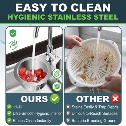 BUY 1 GET 1 FREE💧Stainless Steel Swan Sink Strainer Basket!!!🦢💧