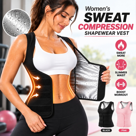 Women's Sweat Compression Shapewear Vest Tummy Control & Sculpting Fit