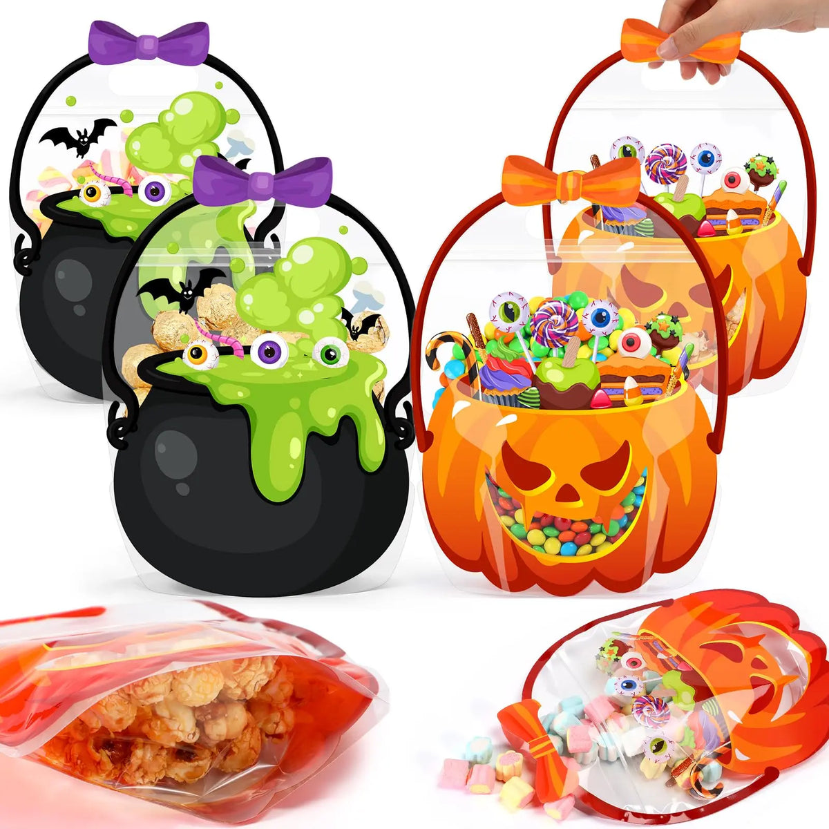 Halloween Plastic Goodie Bags