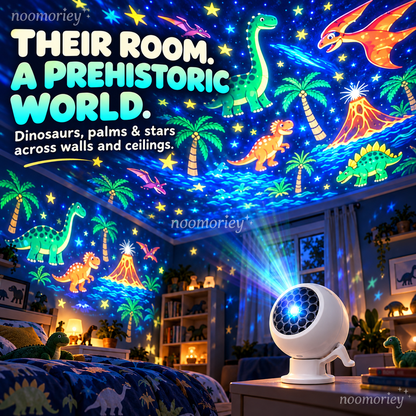 Magical Dinosaur & Ocean Star Projector Turn Bedtime Into an Underwater Adventure!