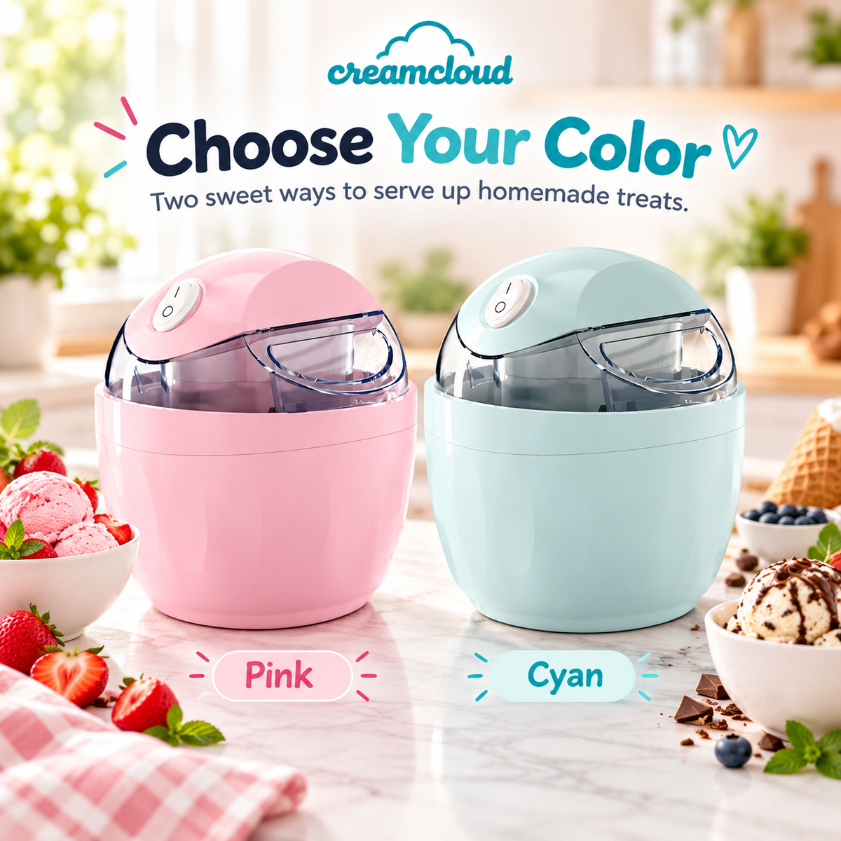 CreamCloud Your Favorite Ice Cream, Your Ingredients, Your Way