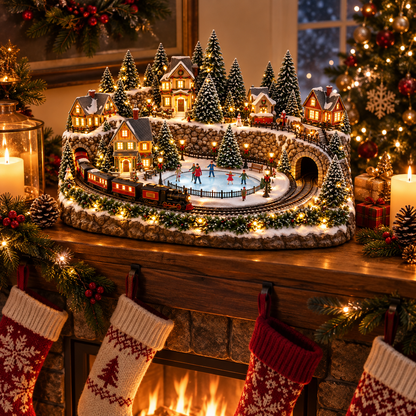 Lighted & Animated Christmas Village Collection- Same as the video