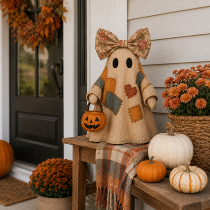 LED Pumpkin Ghost Lantern