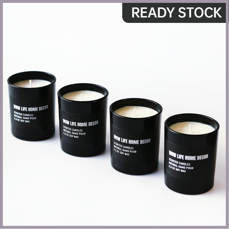 Black White Soy Candle