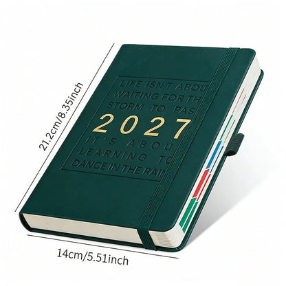 2027 Calendar Notebook A5, one day per sheet, date-marked Ideal for daily logs & future reference