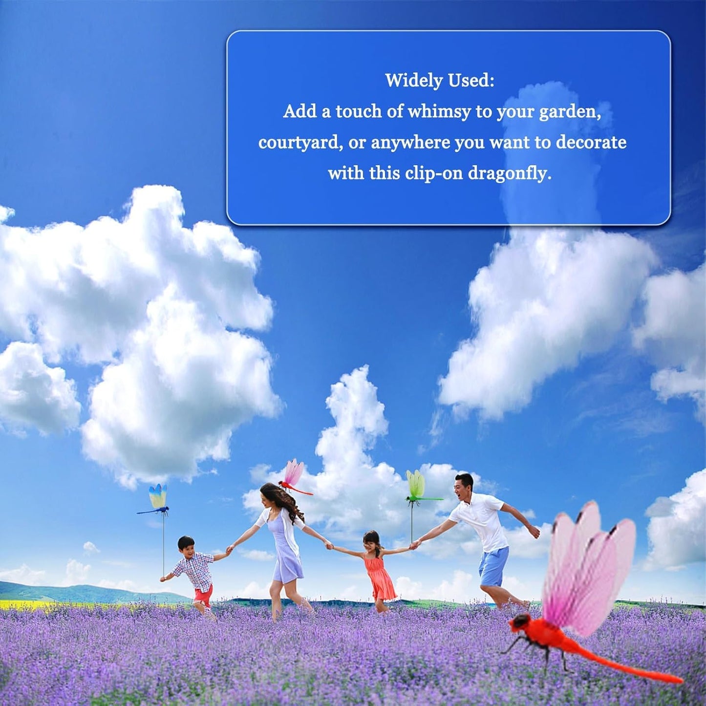 Dragonfly Garden Stake Set