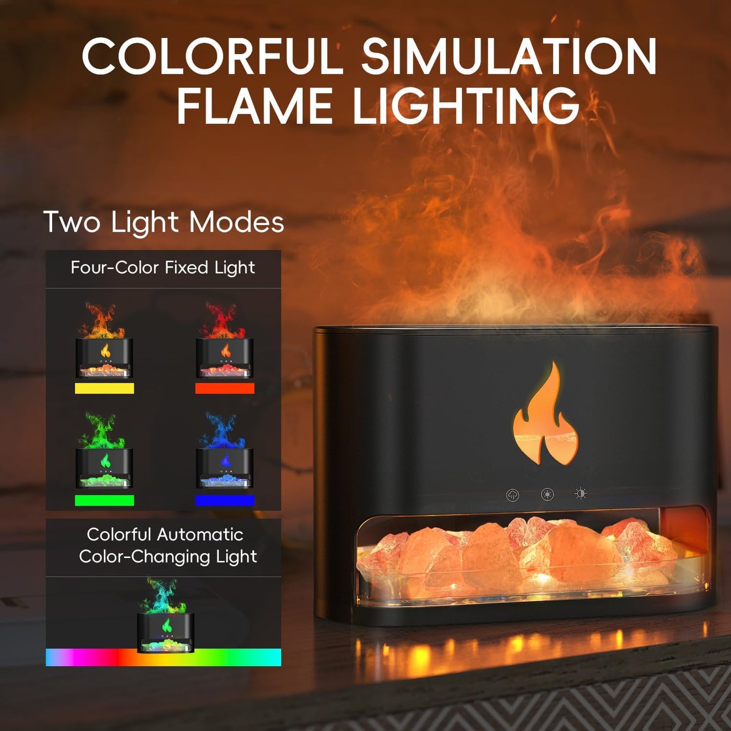 Himalayan Salt Fireplace Humidifier