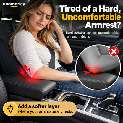 3-in-1 Car Armrest Cushion with Storage & Console Protection