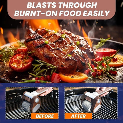 Bristle-Free Spinning Grill Brush