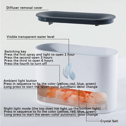 Himalayan Salt Fireplace Humidifier