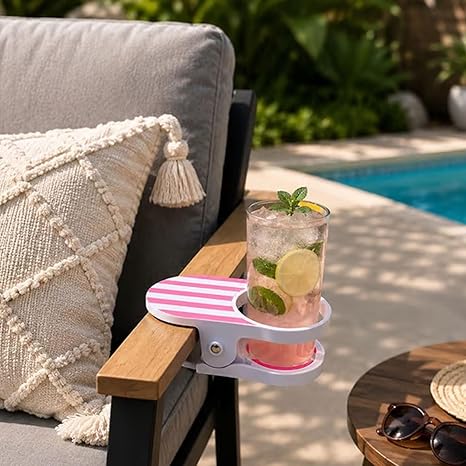 Clip-On Spill-Proof Beverage Holder