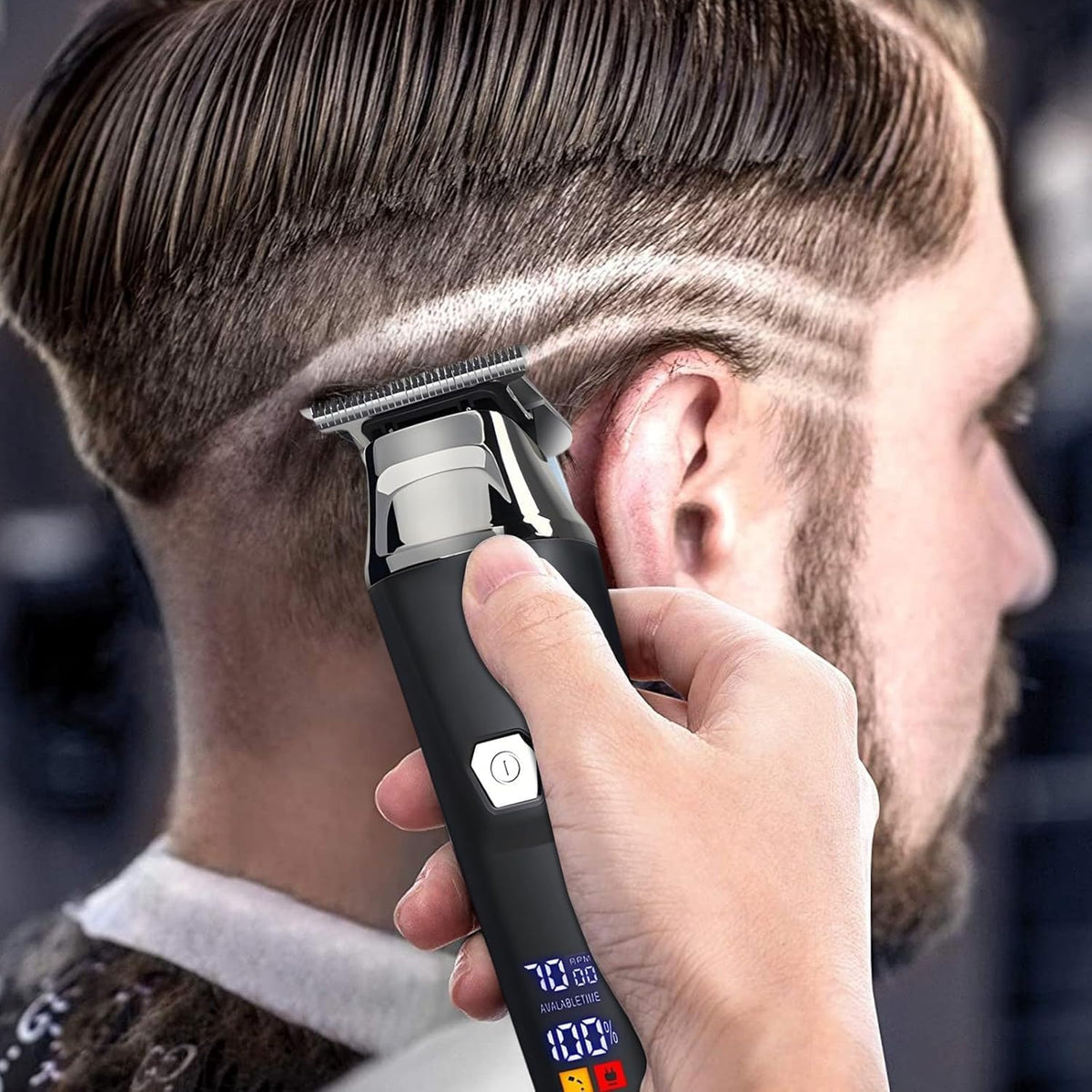 Selling Household Digital Display Professional Electric Hair Clipper