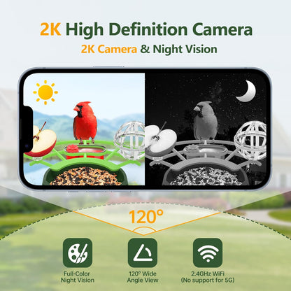 Smart Camera Bird Feeder