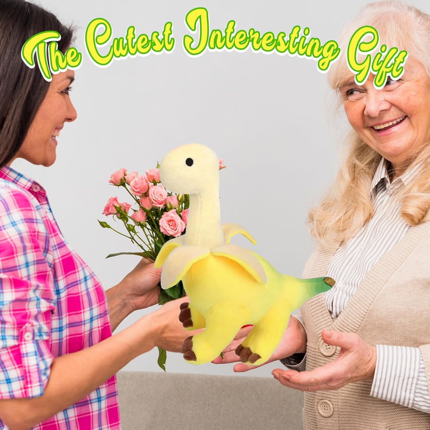 Banana Dinosaur Plush Toy